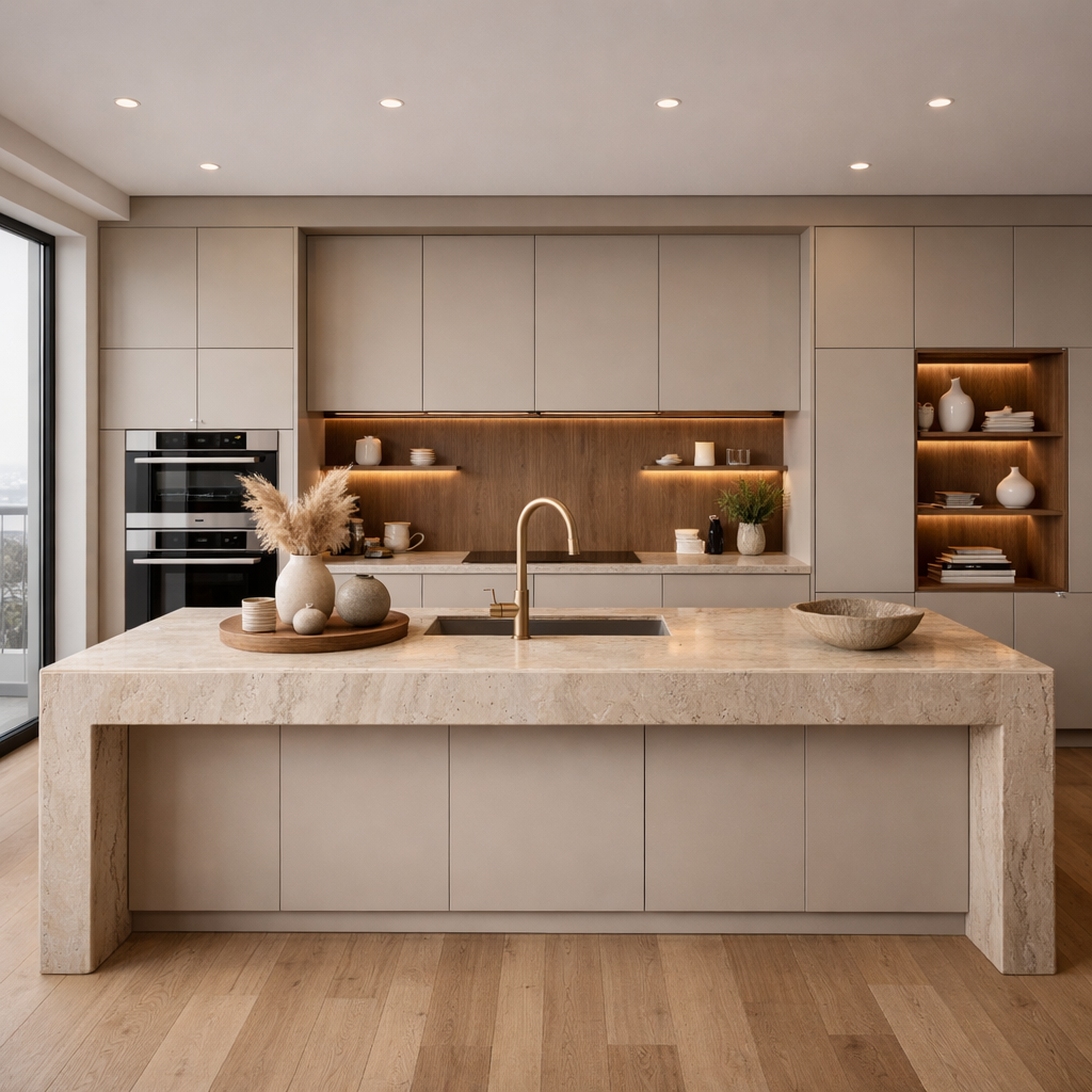 Neutral kleuren keuken door happy keukens