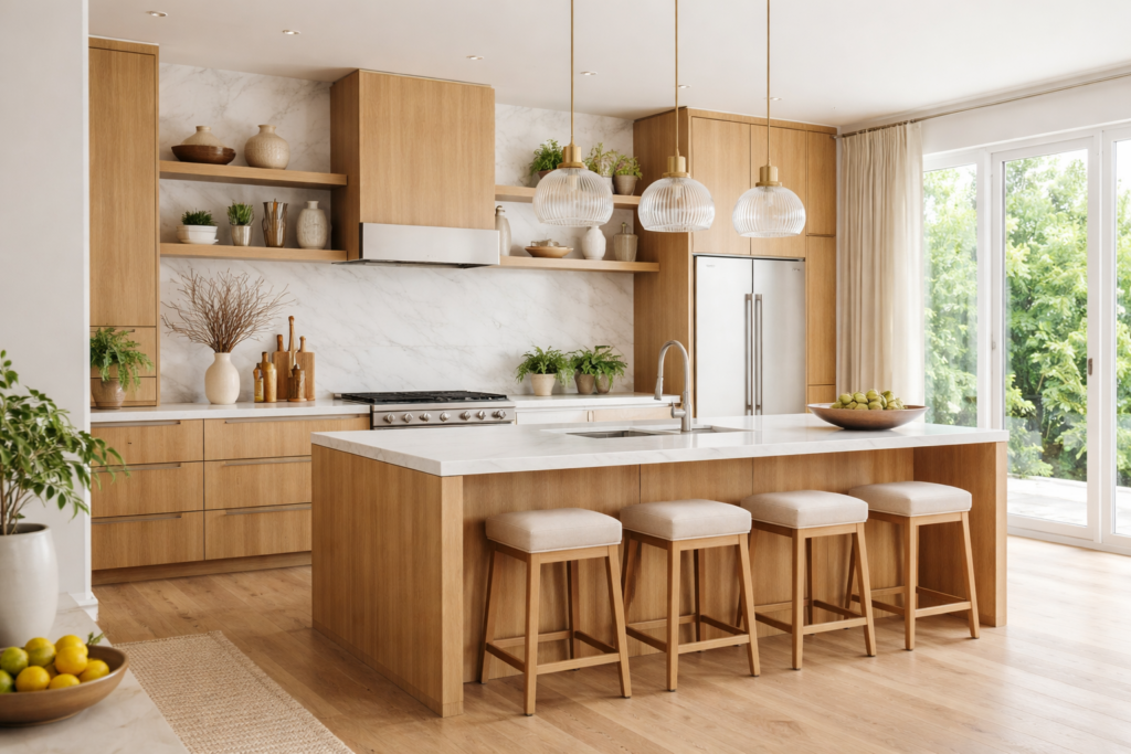 Japandi keuken stijl door happy keukens